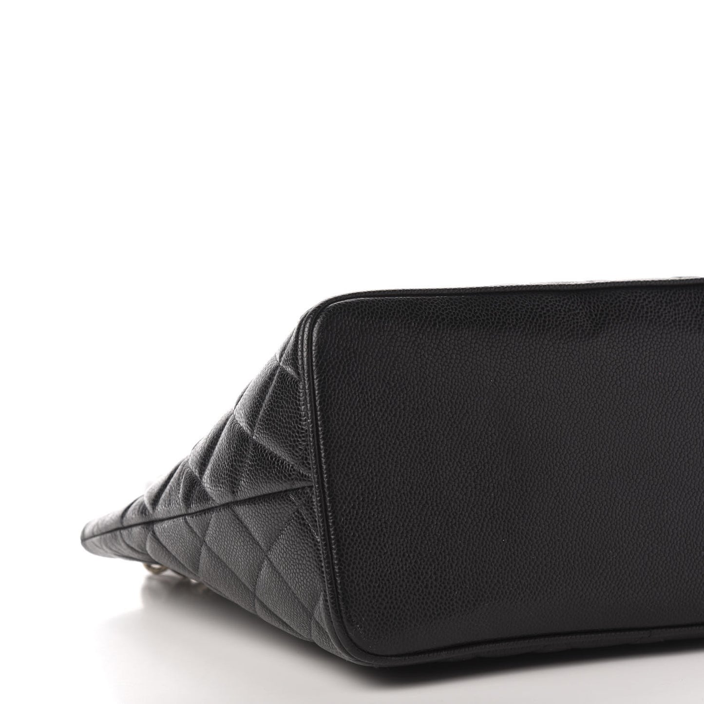 Caviar Quilted Medallion Tote Black