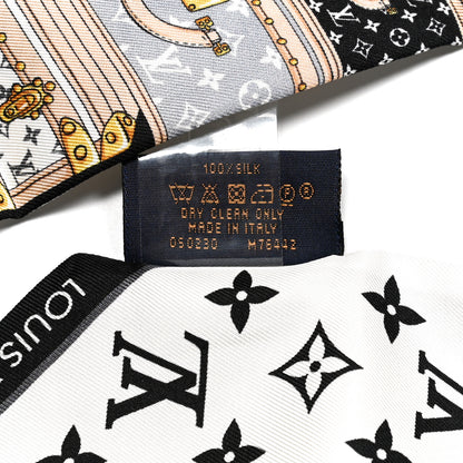 Louis Vuitton Silk Monogram Lets Go BB Bandeau Black 4 of 4