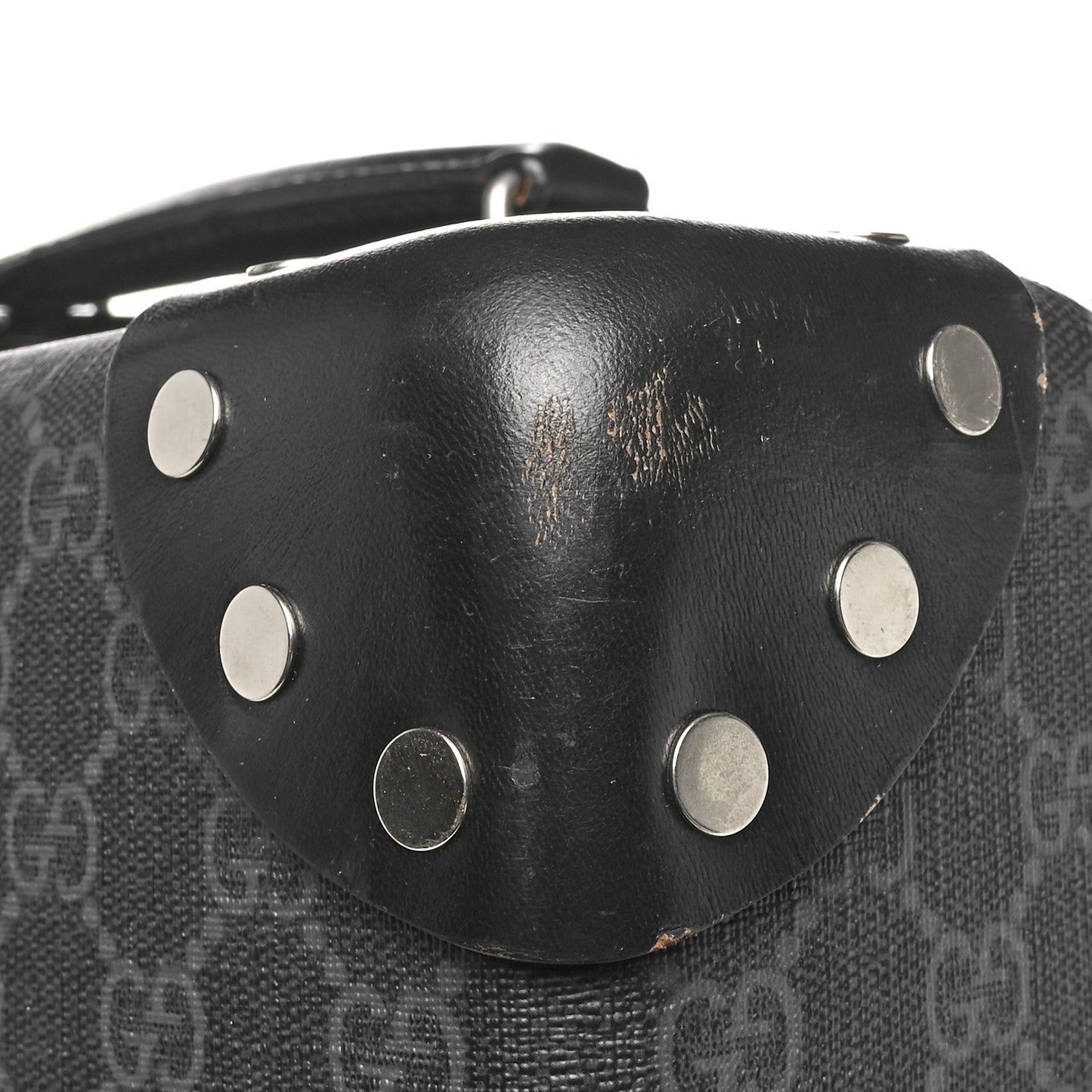 GG Supreme Monogram Globe-Trotter Carry-On Black