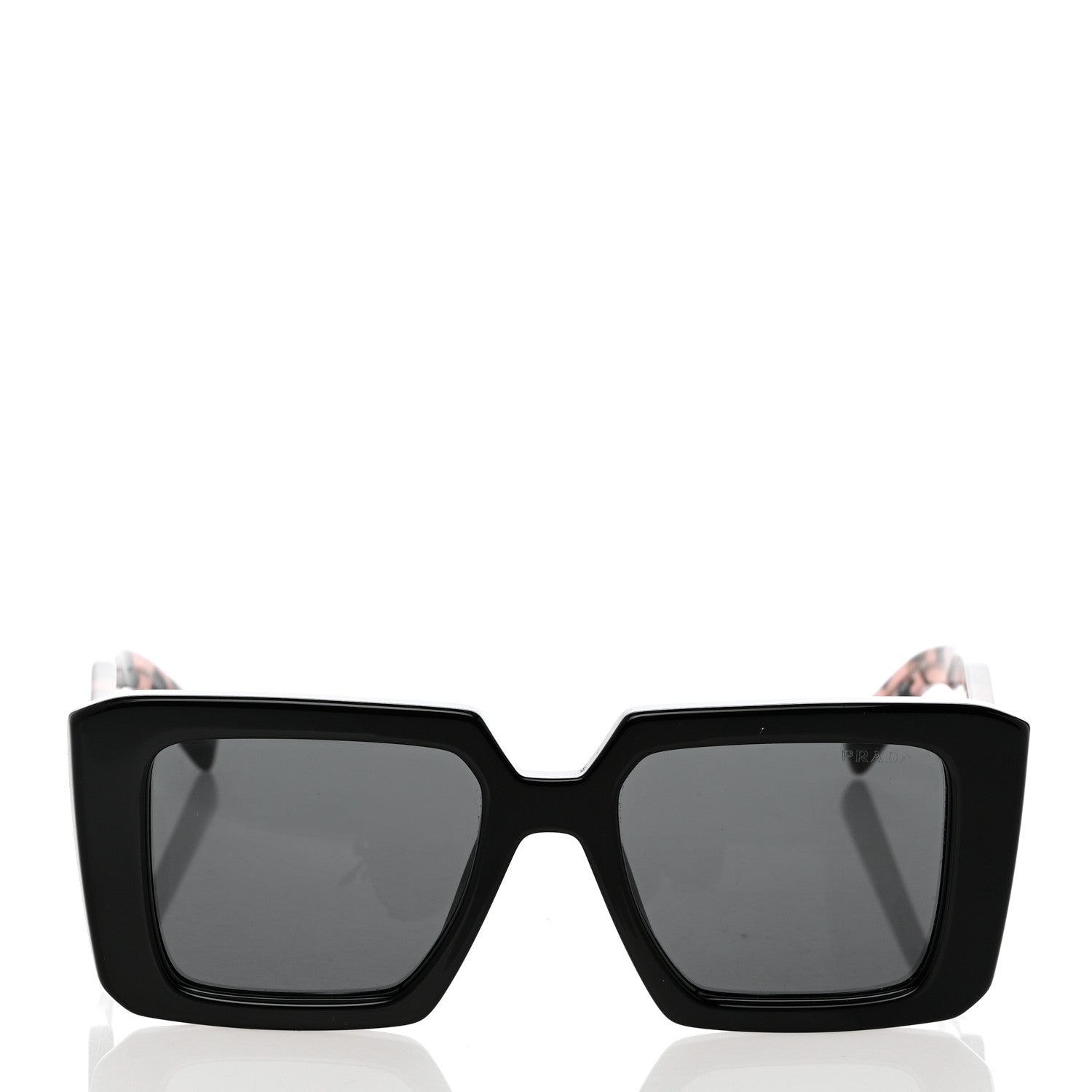 Prada Acetate Symbole Sunglasses SPR 23Y Slate Grey 2 of 7