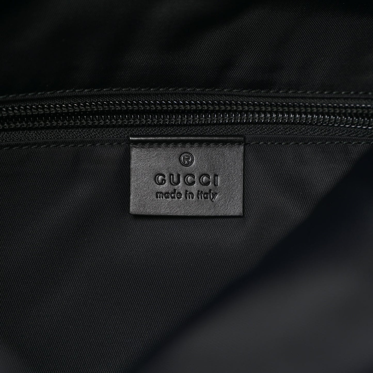 Techno Canvas Web Single Buckle Backpack Black