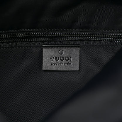 Gucci Techno Canvas Web Single Buckle Backpack Black 6 of 10