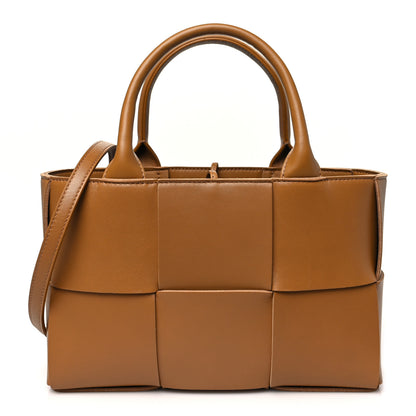 Bottega Veneta Nappa Maxi Intrecciato Mini Arco Tote Camel 1 of 10