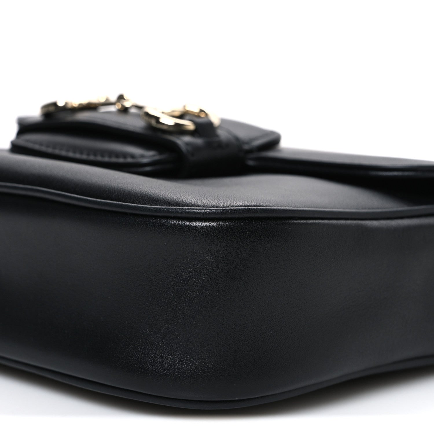 Gucci Arabella Calfskin Horsebit 1955 Shoulder Bag  Black 10 of 10