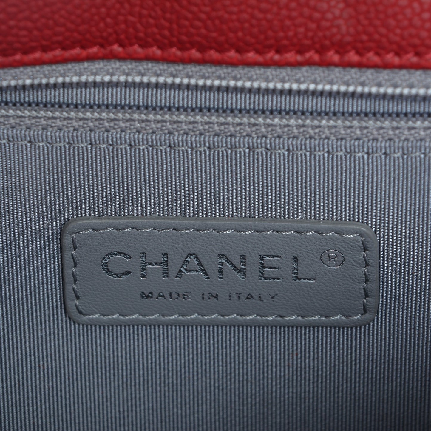 Caviar Large French Riviera Flap Red