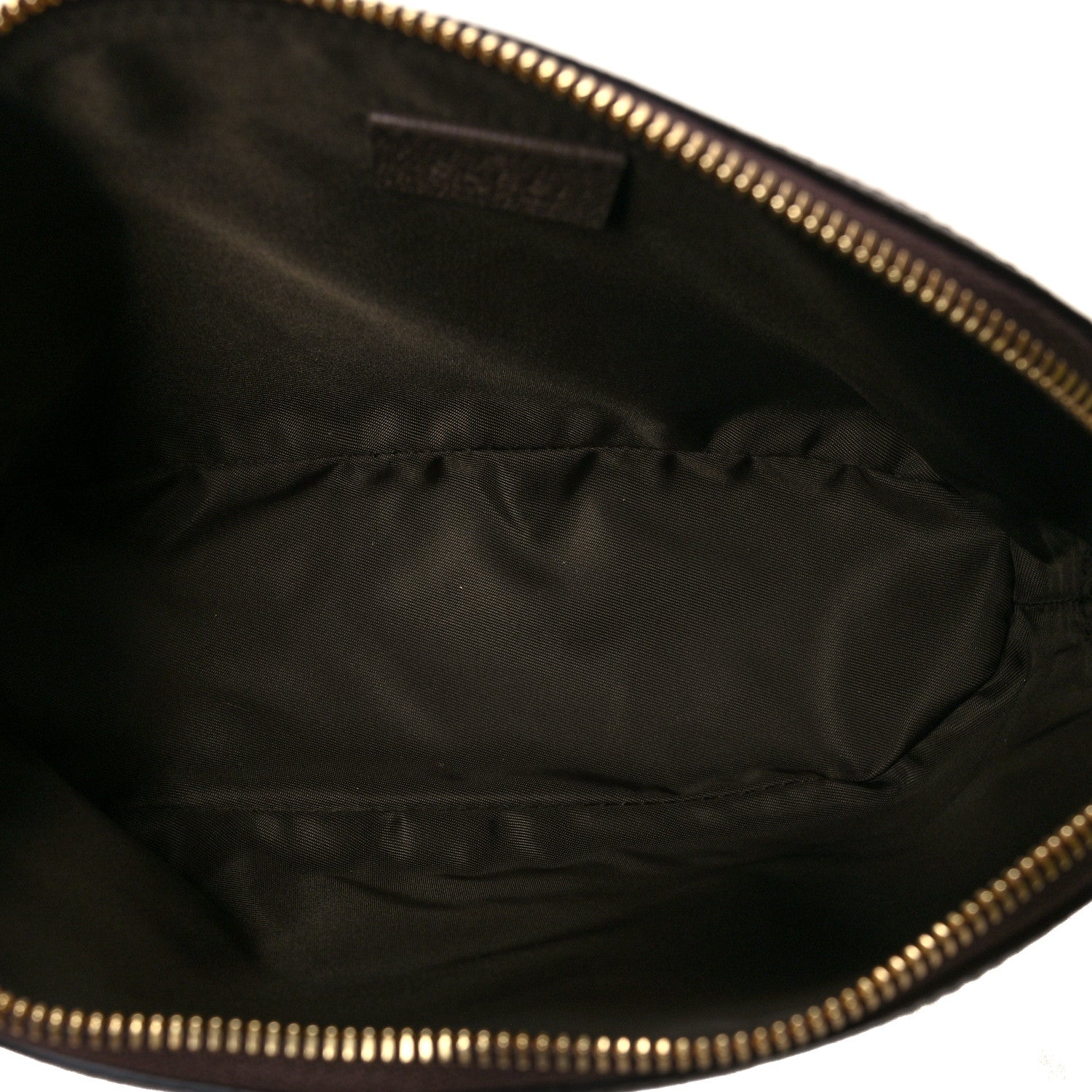 Gucci GG Supreme Monogram Textured Calfskin Web Large Ophidia Cosmetic Case Beige Ebony New Acero 5 of 10