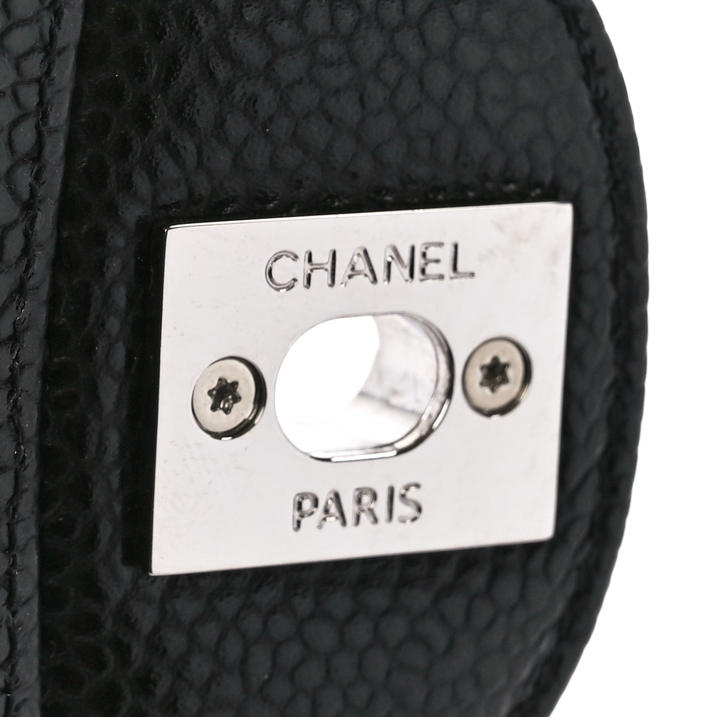 Caviar Quilted Small Double Flap Black