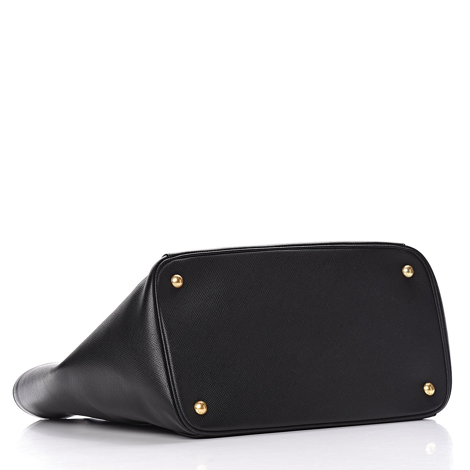 Prada Saffiano Cuir Front Pocket Tote Black 4 of 20