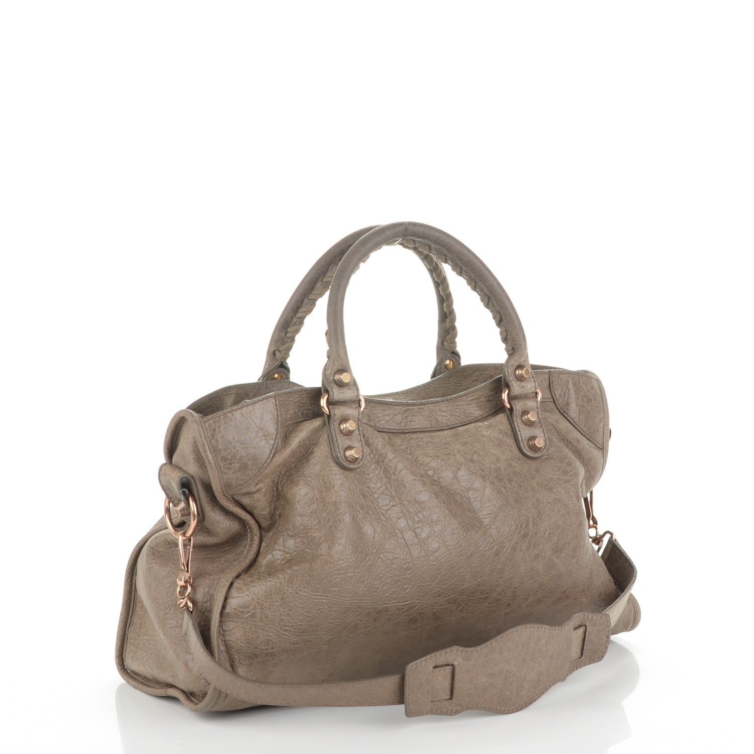 Balenciaga Agneau Giant 12 Rose Gold Hardware City Gris Poivre 3 of 6