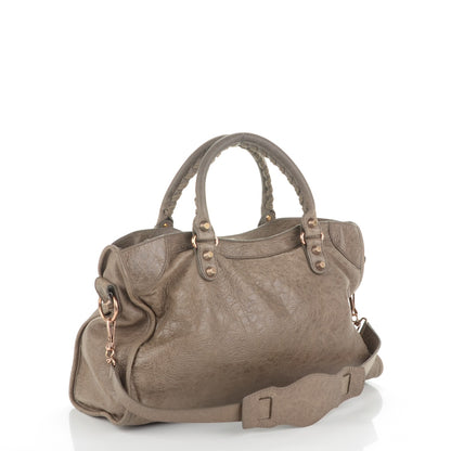 Balenciaga Agneau Giant 12 Rose Gold Hardware City Gris Poivre 3 of 6