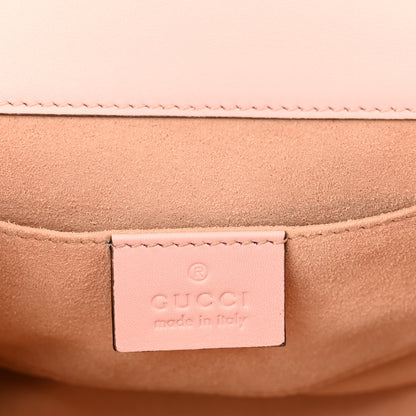 Gucci Calfskin Crystal Star Embroidered Small Padlock Shoulder Bag Perfect Pink Multicolor 5 of 9