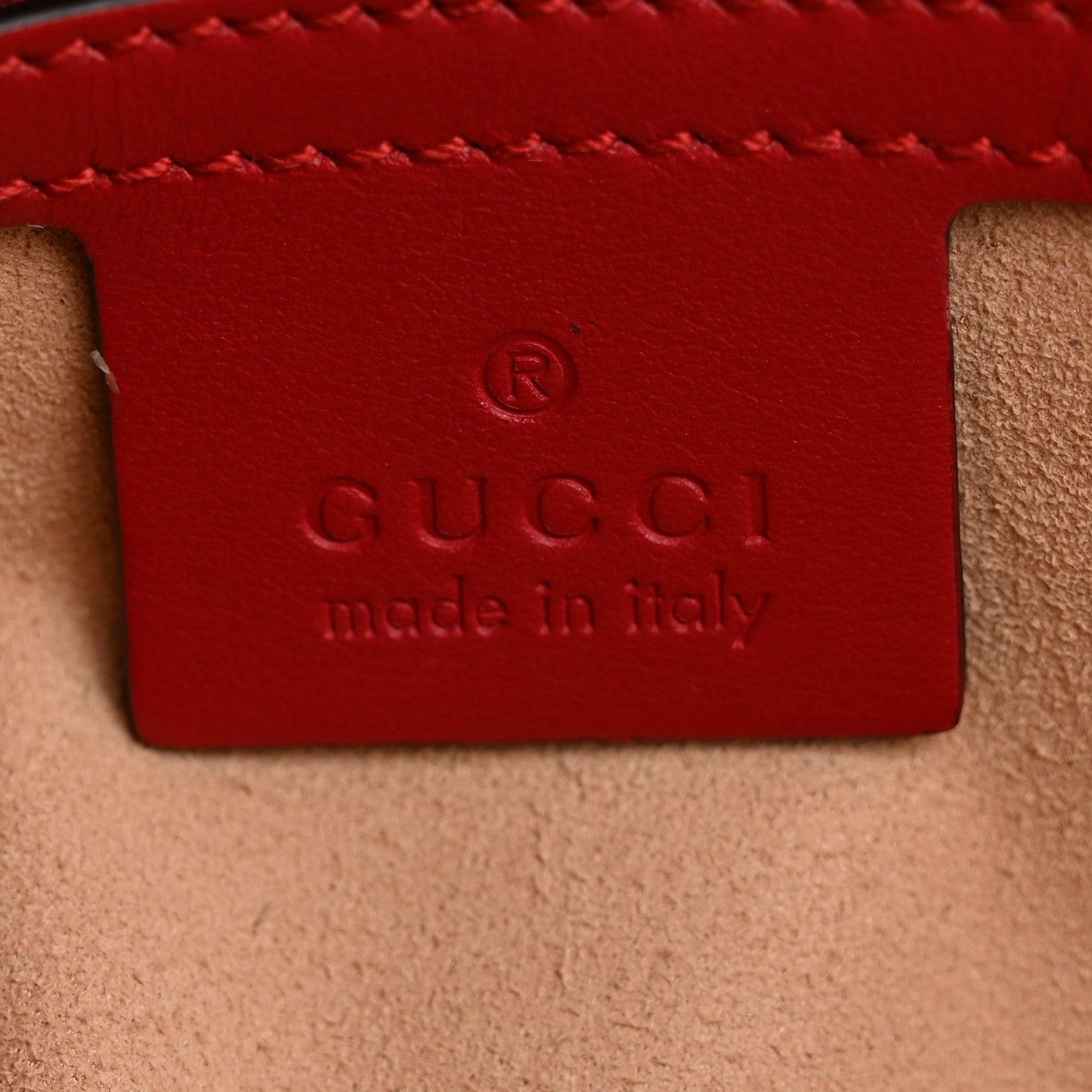 Gucci Calfskin Matelasse Small GG Marmont Shoulder Bag Hibiscus Red 6 of 11
