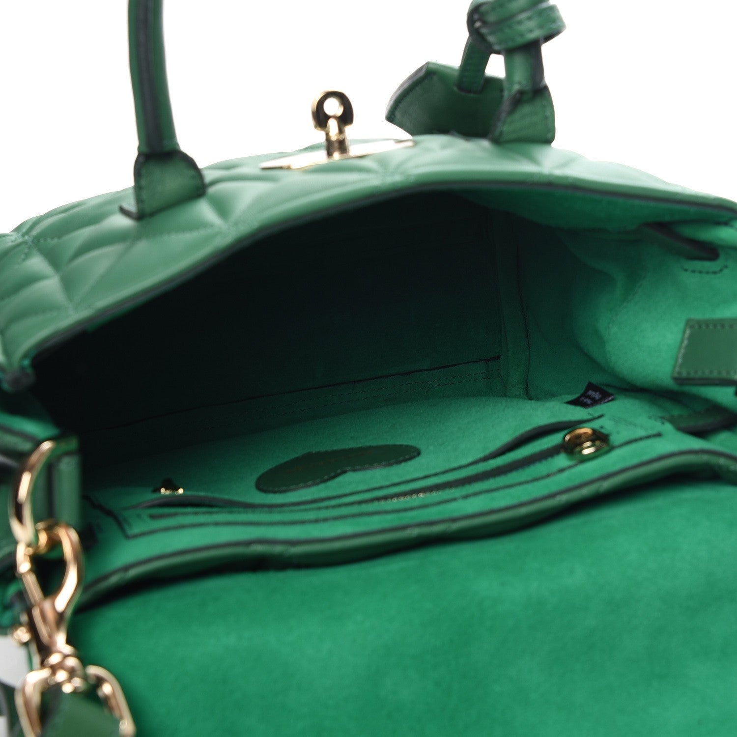 Mulberry Nappa Quilted Mini Cara Delevingne Convertible Bag Delevigne Green 5 of 8