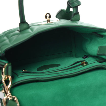 Mulberry Nappa Quilted Mini Cara Delevingne Convertible Bag Delevigne Green 5 of 8