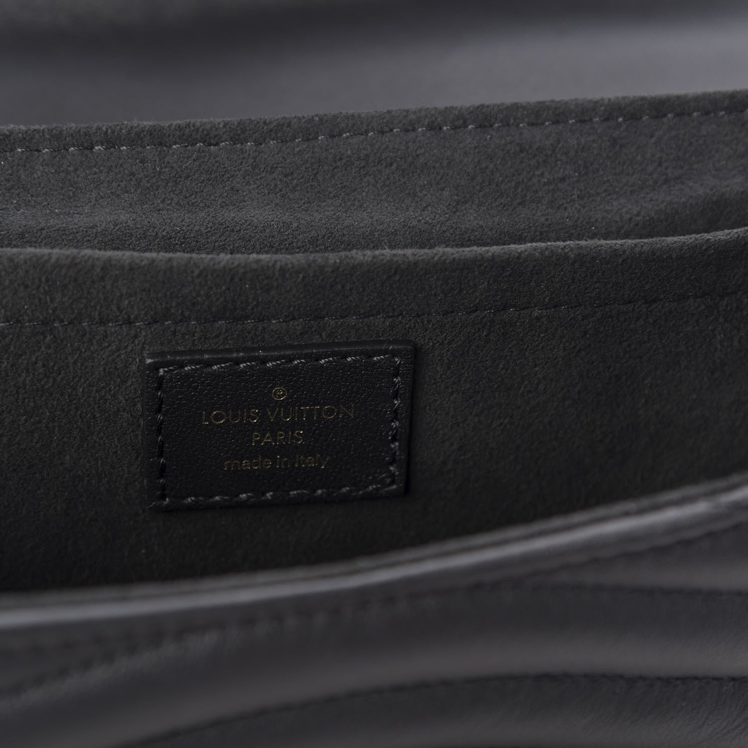Louis Vuitton Calfskin New Wave Chain MM Black 7 of 11