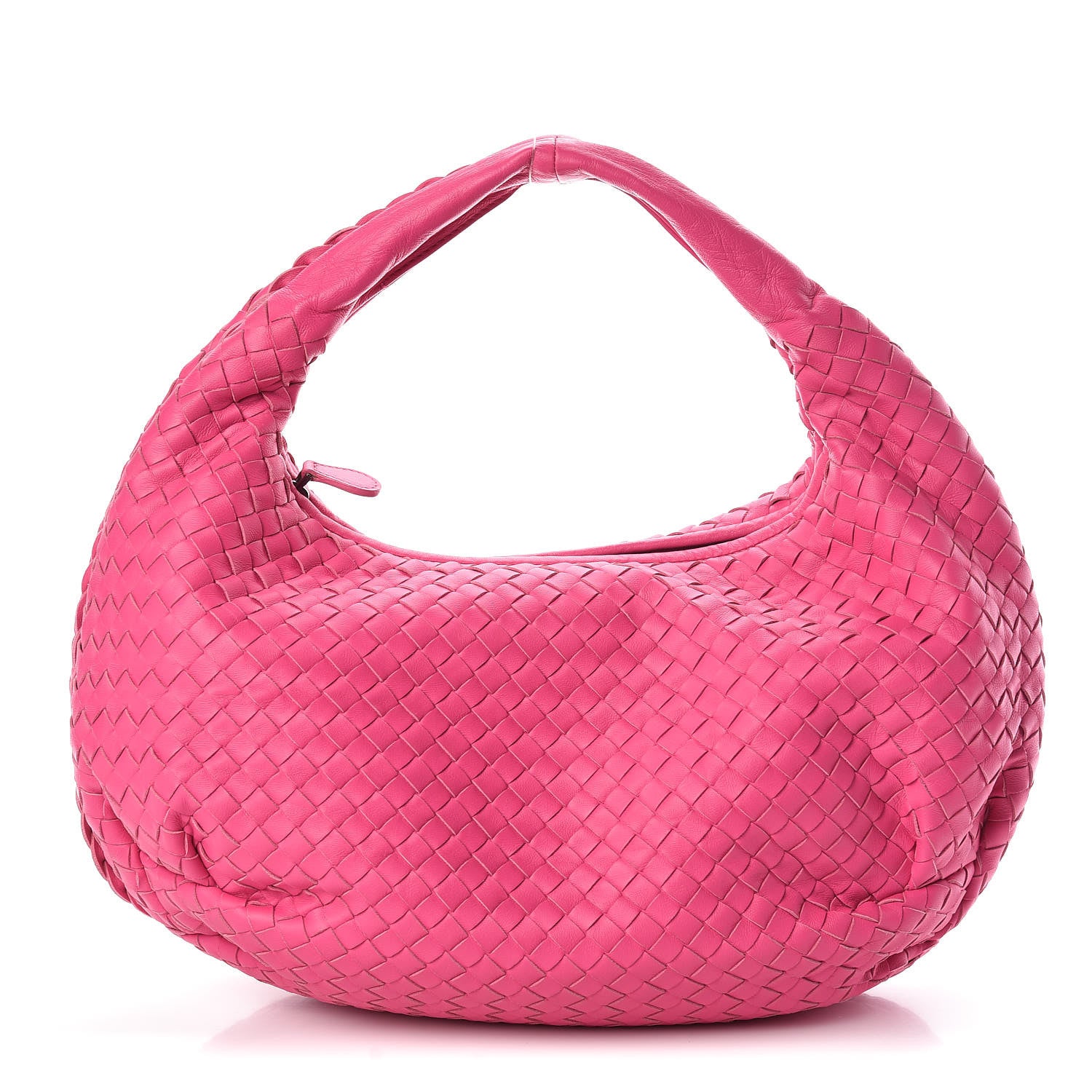 Bottega Veneta Nappa Intrecciato Medium Belly Veneta Hobo Rosa Shock 1 of 9