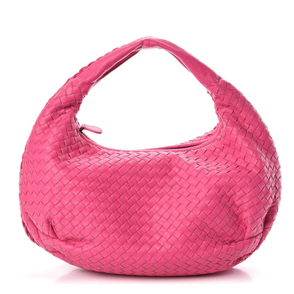 Bottega Veneta Nappa Intrecciato Medium Belly Veneta Hobo Rosa Shock 1 of 9