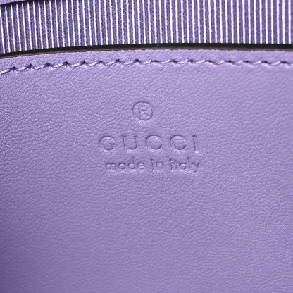 Gucci Lambskin Matelasse Small GG Marmont Shoulder Bag Lapis 6 of 10