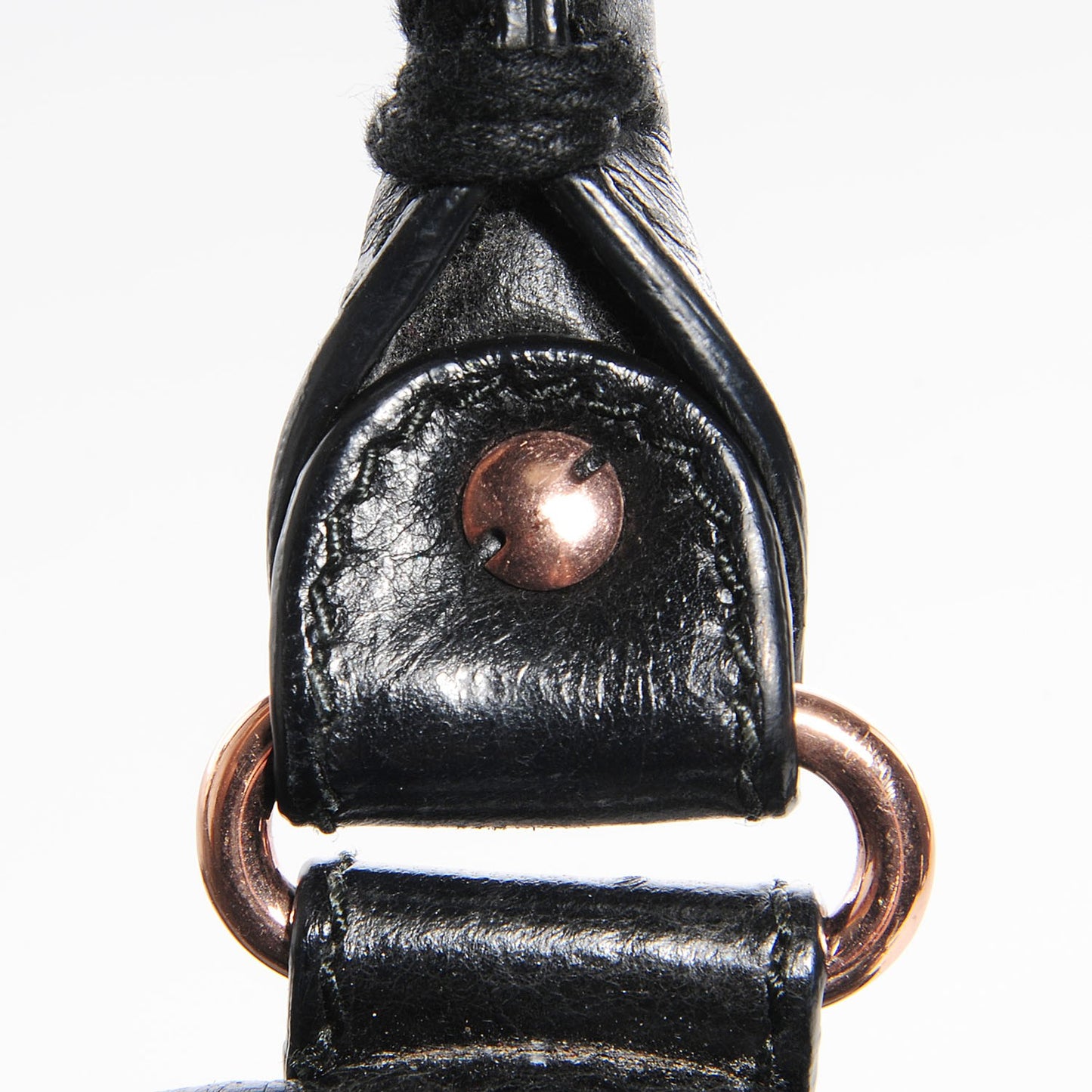 Agneau Giant 12 Rose Gold Hardware Town Black