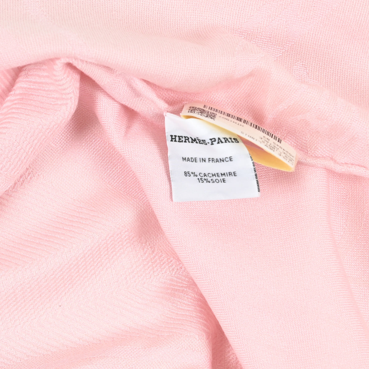 Hermes Cashmere Silk New Libris Stole Rose Petale 3 of 3