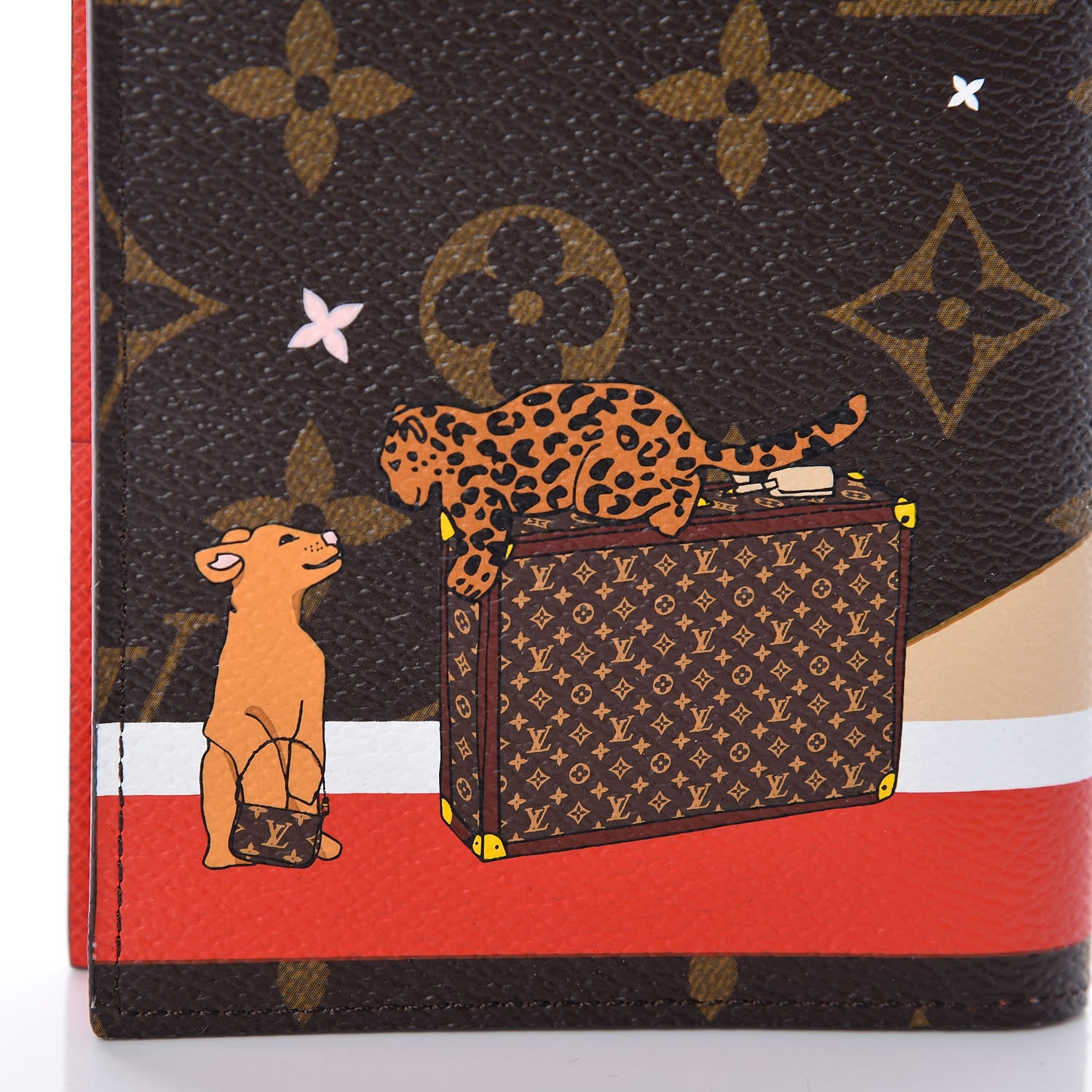 Louis Vuitton Monogram 2018 Christmas Animation Passport Cover 8 of 10