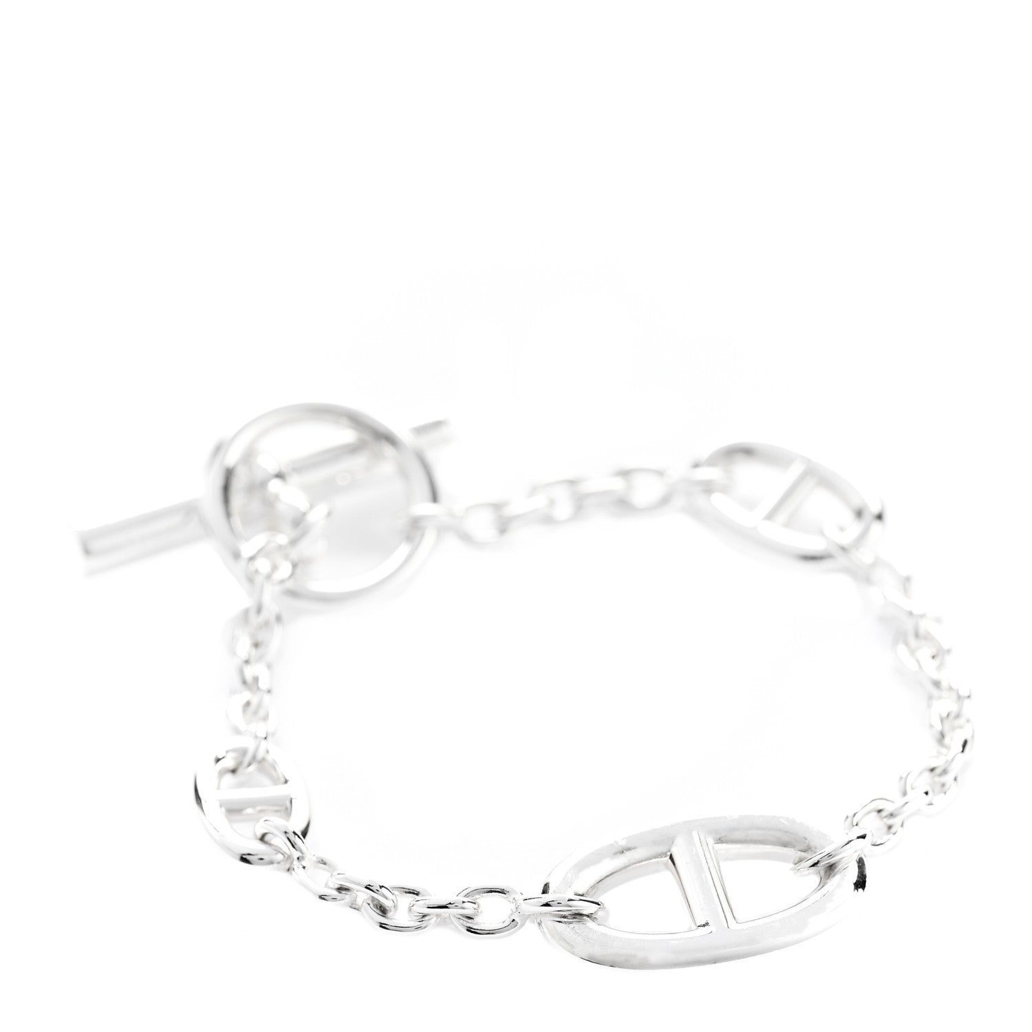 Hermes Sterling Silver Farandole Bracelet ST 1 of 5