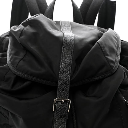 Burberry Nylon Grained Calfskin Watson Diaper Bag Black 9 of 14