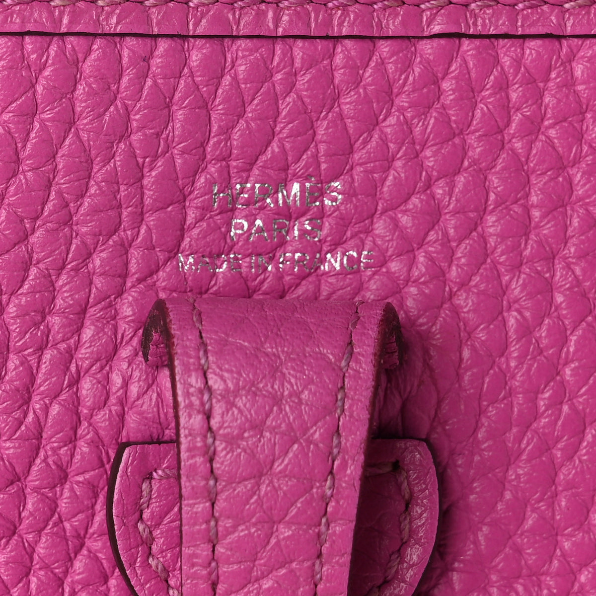 Hermes Taurillon Clemence Evelyne TPM Magnolia 6 of 11