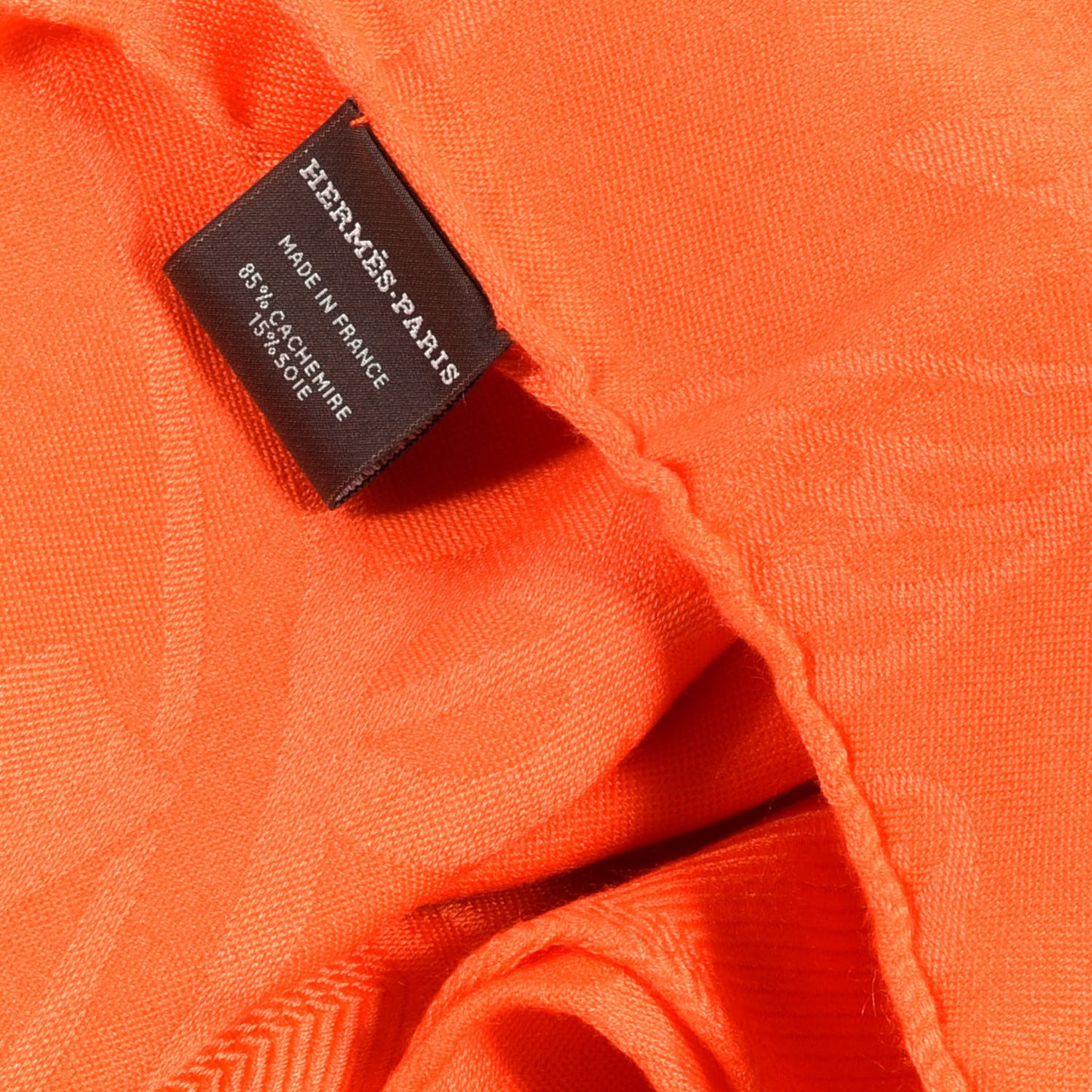 Cashmere Silk New Libris Stole Orange Exotique