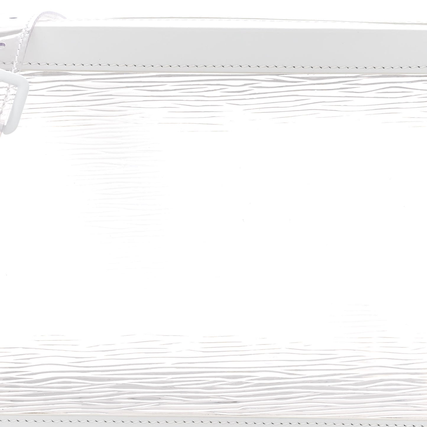 Calfskin PVC Epi Plage Soft Trunk Optic White