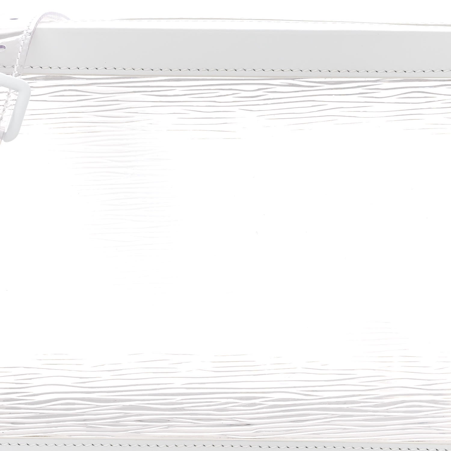 Louis Vuitton Calfskin PVC Epi Plage Soft Trunk Optic White 7 of 9