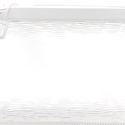 Louis Vuitton Calfskin PVC Epi Plage Soft Trunk Optic White 7 of 9