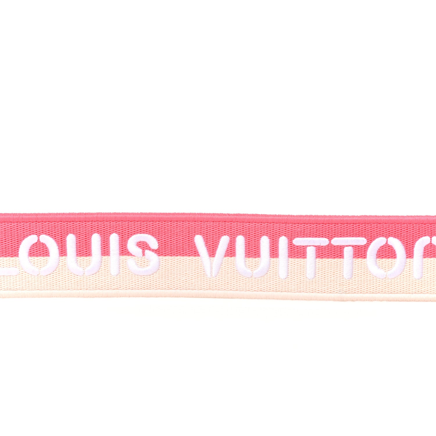 Louis Vuitton Jacquard Logo Shoulder Strap Pink 4 of 4