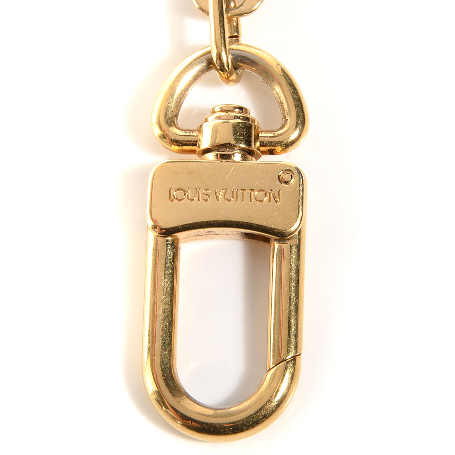 Louis Vuitton Pochette Extender Key Ring Gold 82648 – FASHIONPHILE