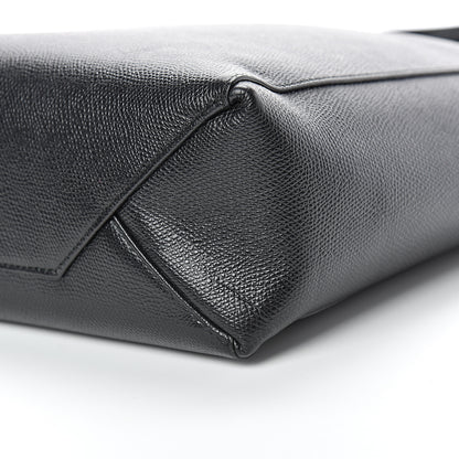Celine Grained Calfskin Small Vertical Cabas Black 10 of 12