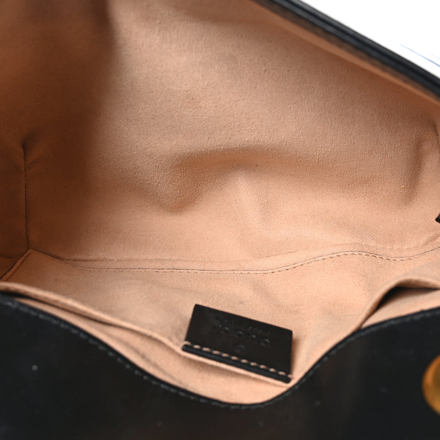 Calfskin Matelasse Mini GG Marmont Shoulder Bag Black
