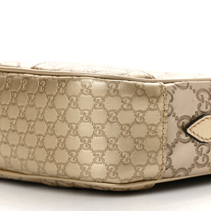 Gucci Guccissima Mini Bree Messenger Bag Gold 10 of 13