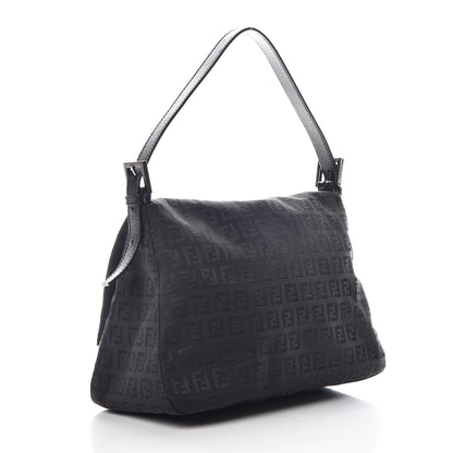 Fendi Zucchino Mama Baguette Black 3 of 9