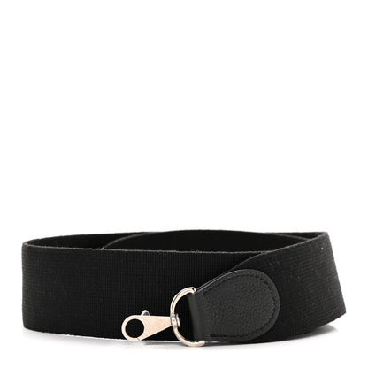 Hermes Toile Taurillon Clemence Shoulder Strap Black 1 of 5