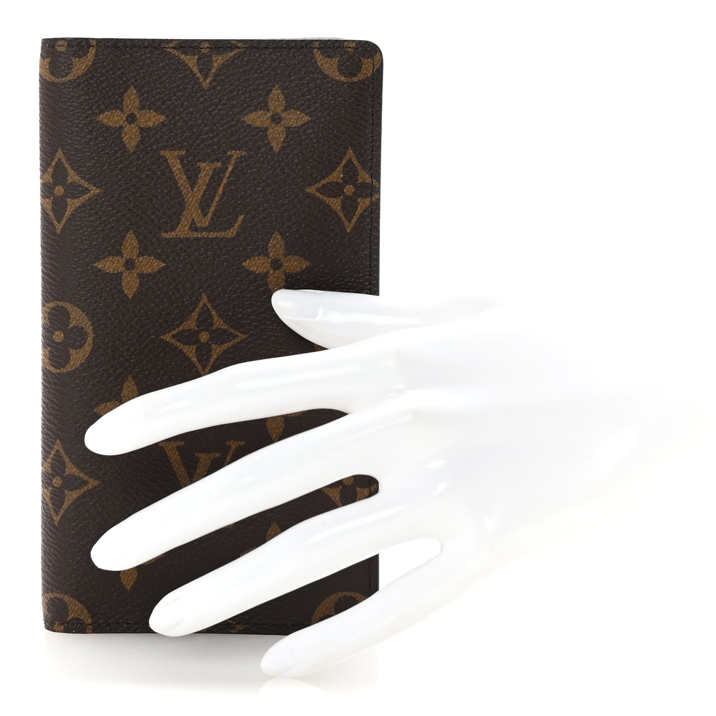 Monogram Checkbook Holder Case Wallet