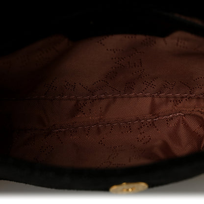 Stella McCartney Shaggy Deer Tiny Fold Over Falabella Tote Black 5 of 9