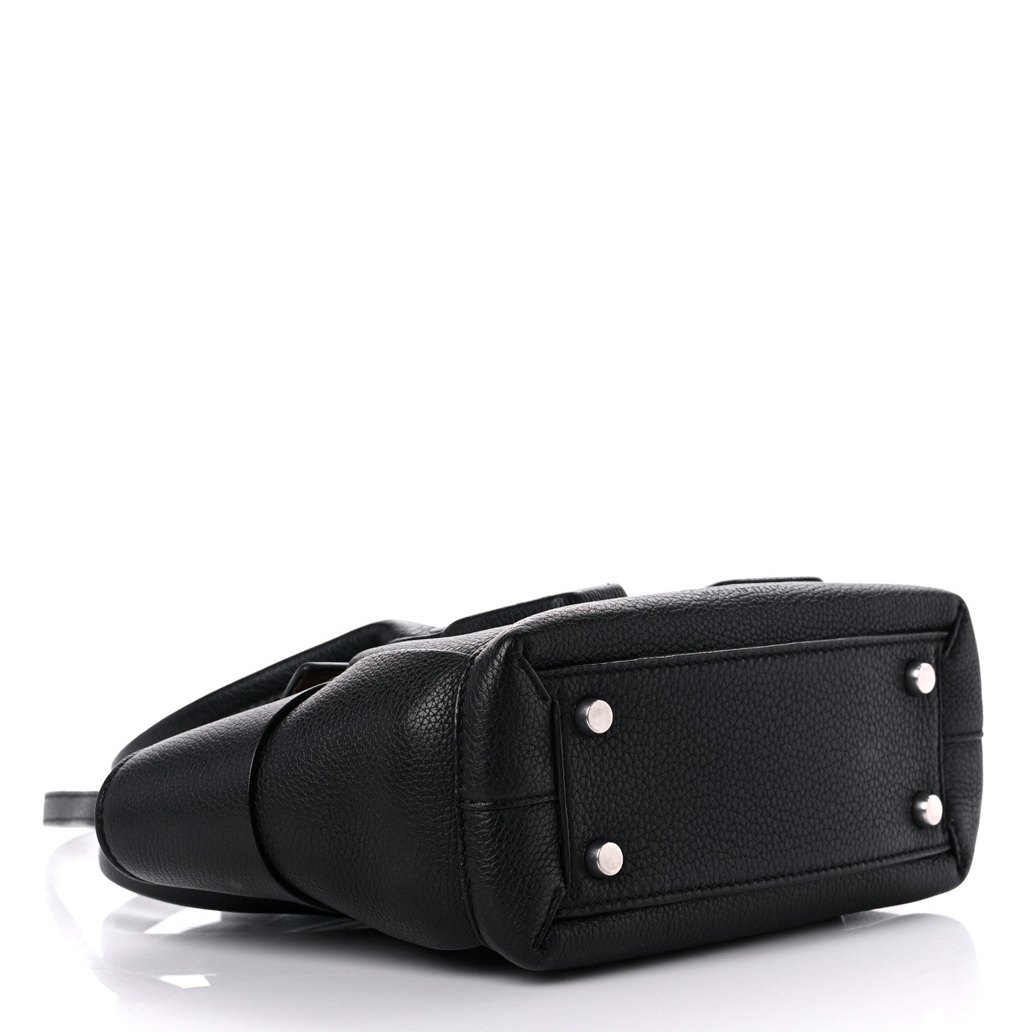 Bottega Veneta Grained Calfskin Mini Maxi Intrecciato Arco 33 Black 4 of 9