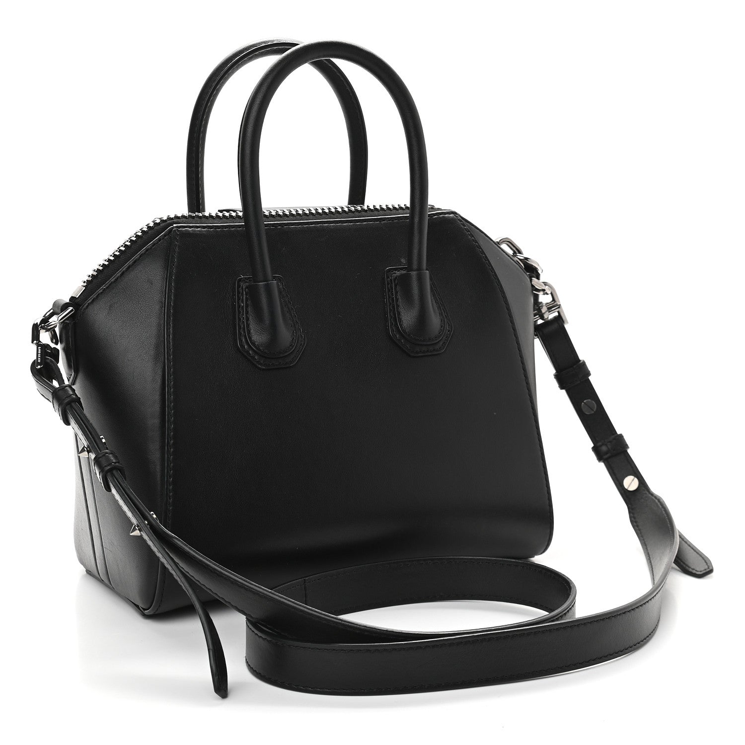 Givenchy Smooth Calfskin Mini Chain Weave Antigona Black 3 of 9