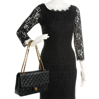 Chanel Lambskin Medium Single Flap Black 4 of 11