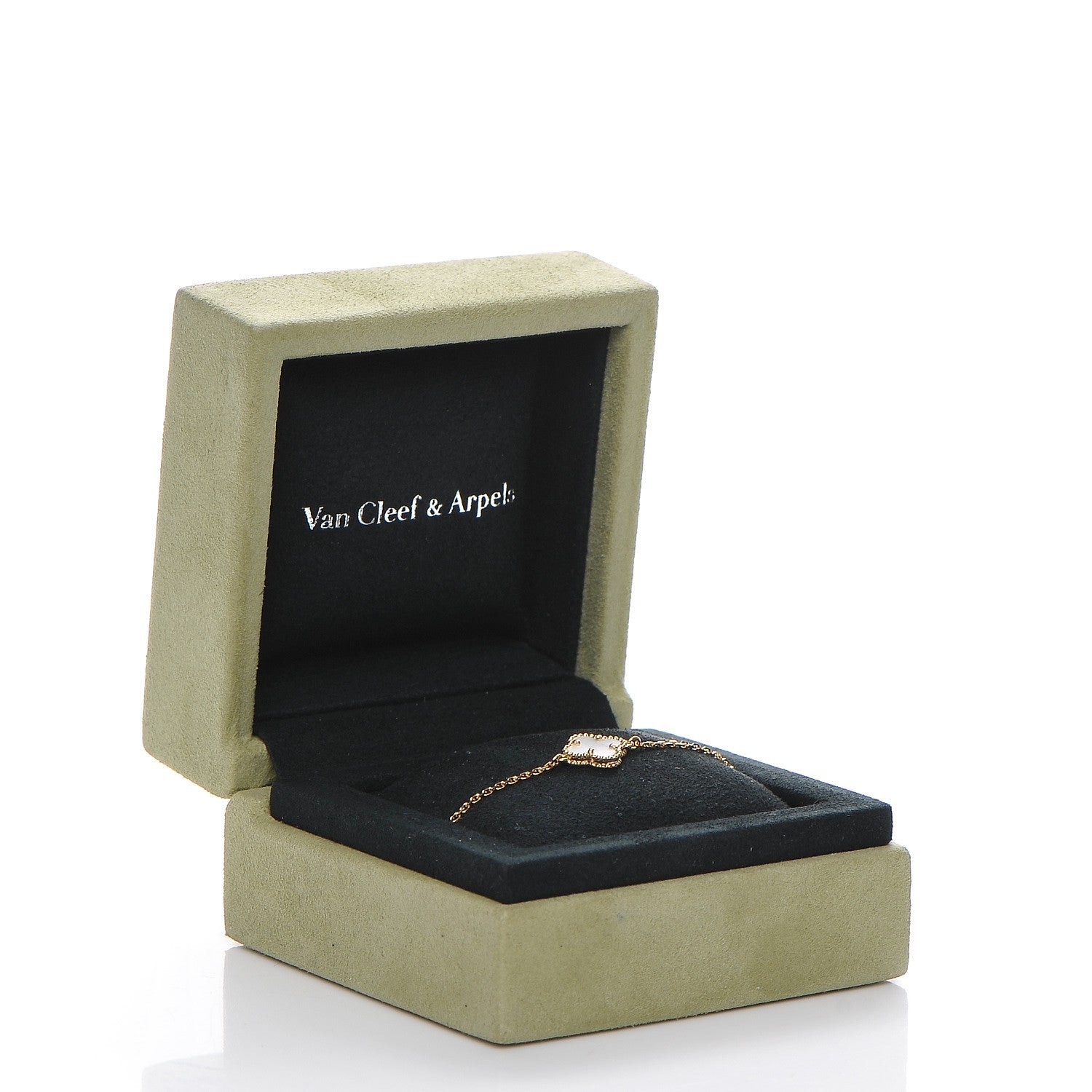 Van Cleef & Arpels 18K Yellow Gold Mother of Pearl Sweet Alhambra Bracelet 7 of 7