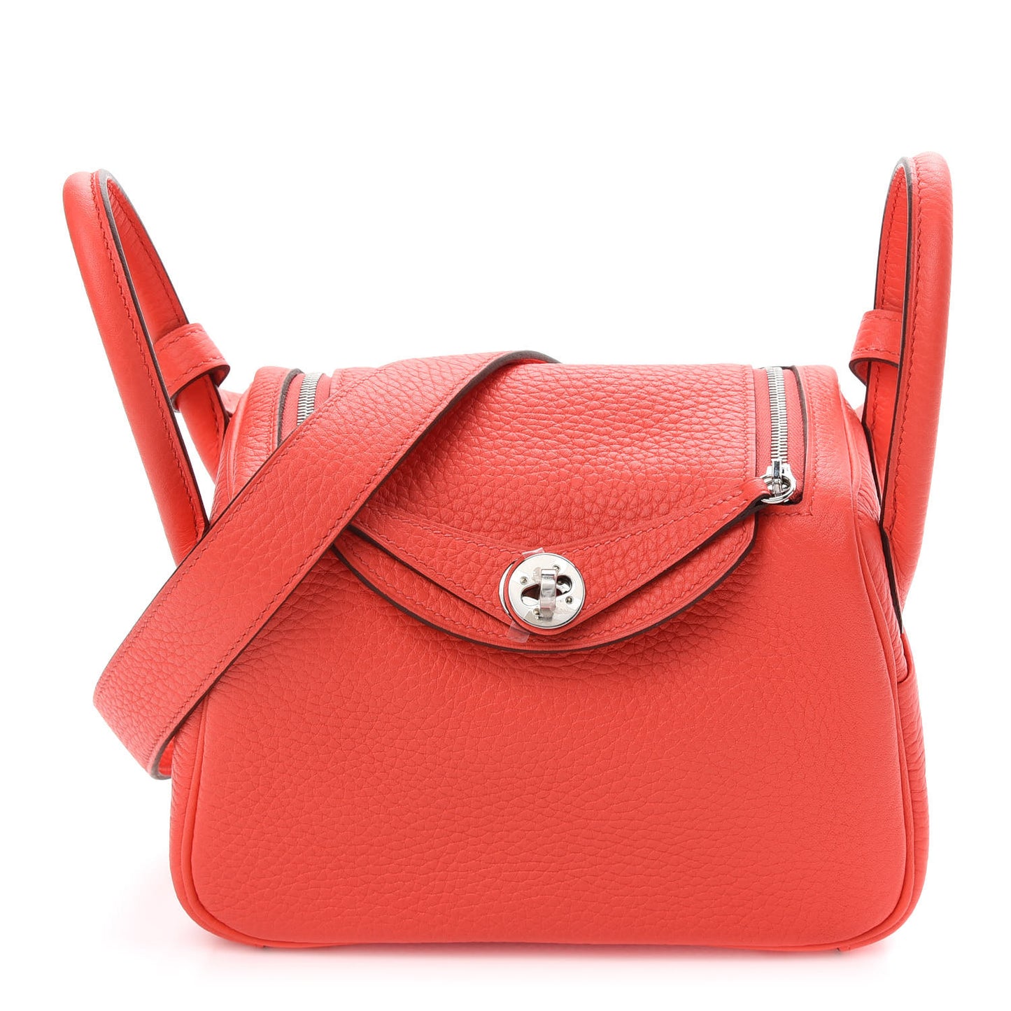 Taurillon Clemence Mini Lindy 20 Rose Texas