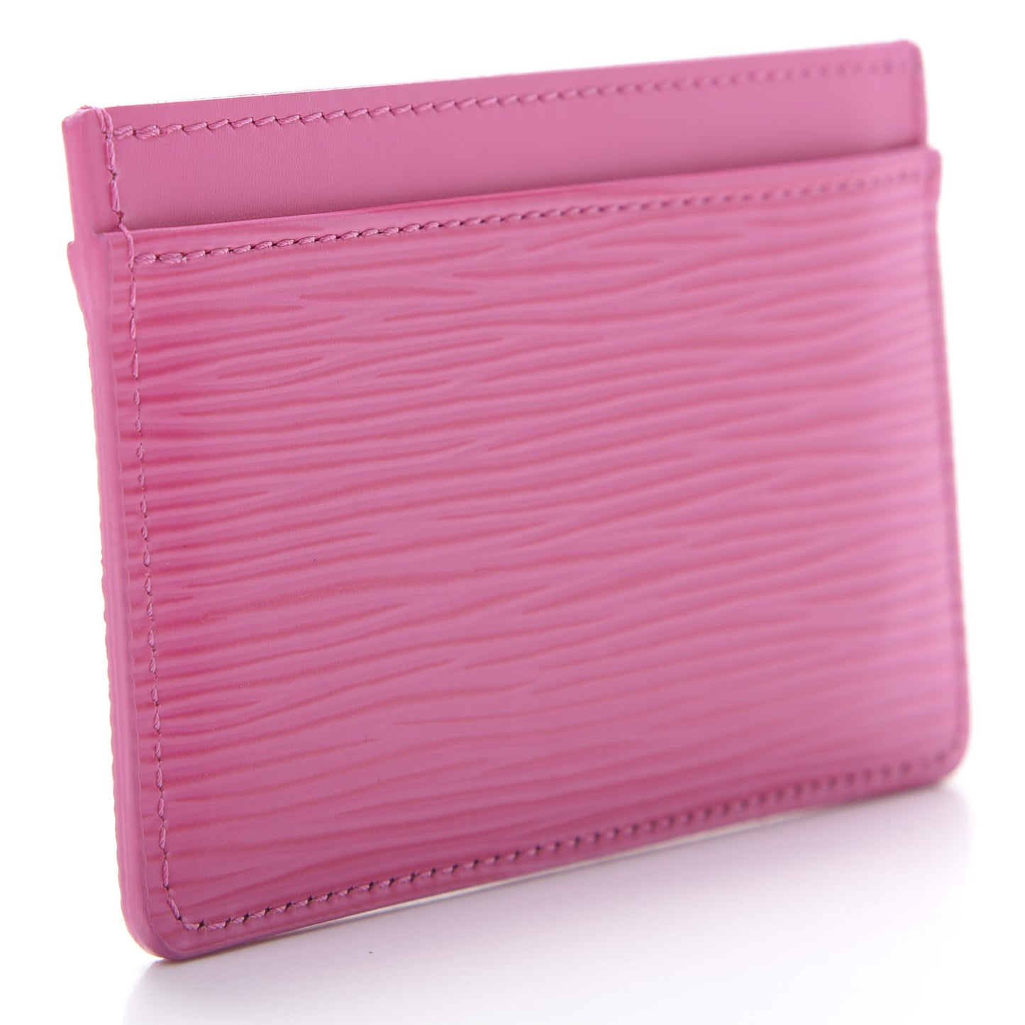 Epi Card Holder Hot Pink