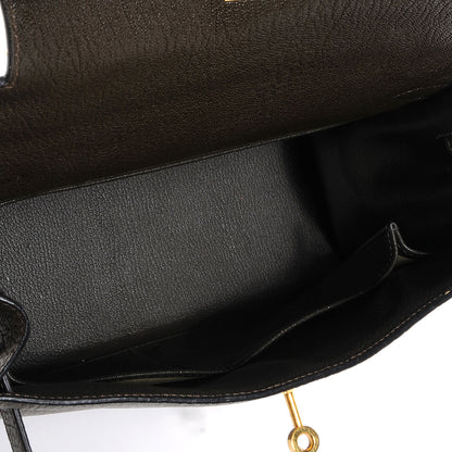 Hermes Chevre Kelly Sellier 28 Vert Bronze 5 of 9
