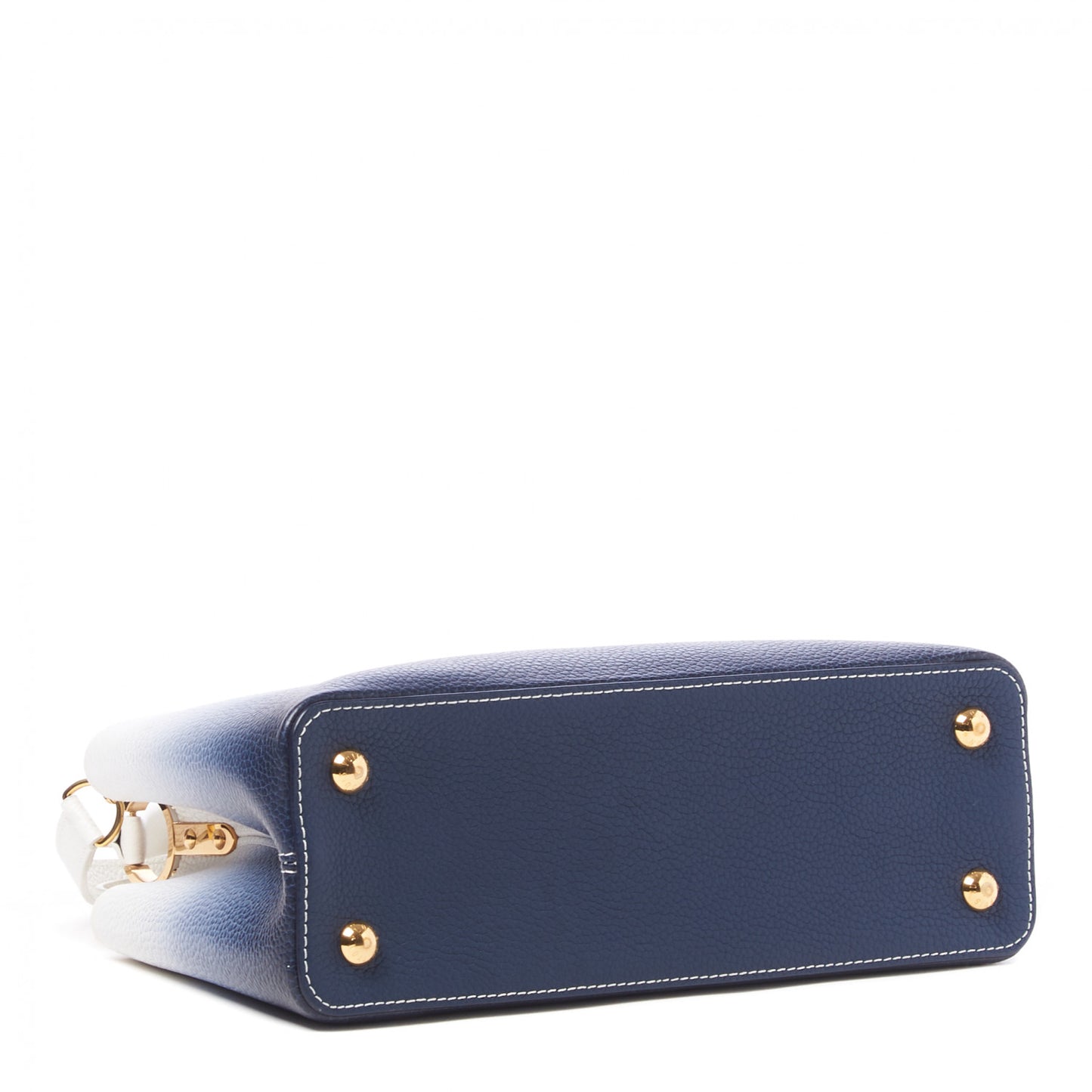 Taurillon Capucines PM Blue Marine