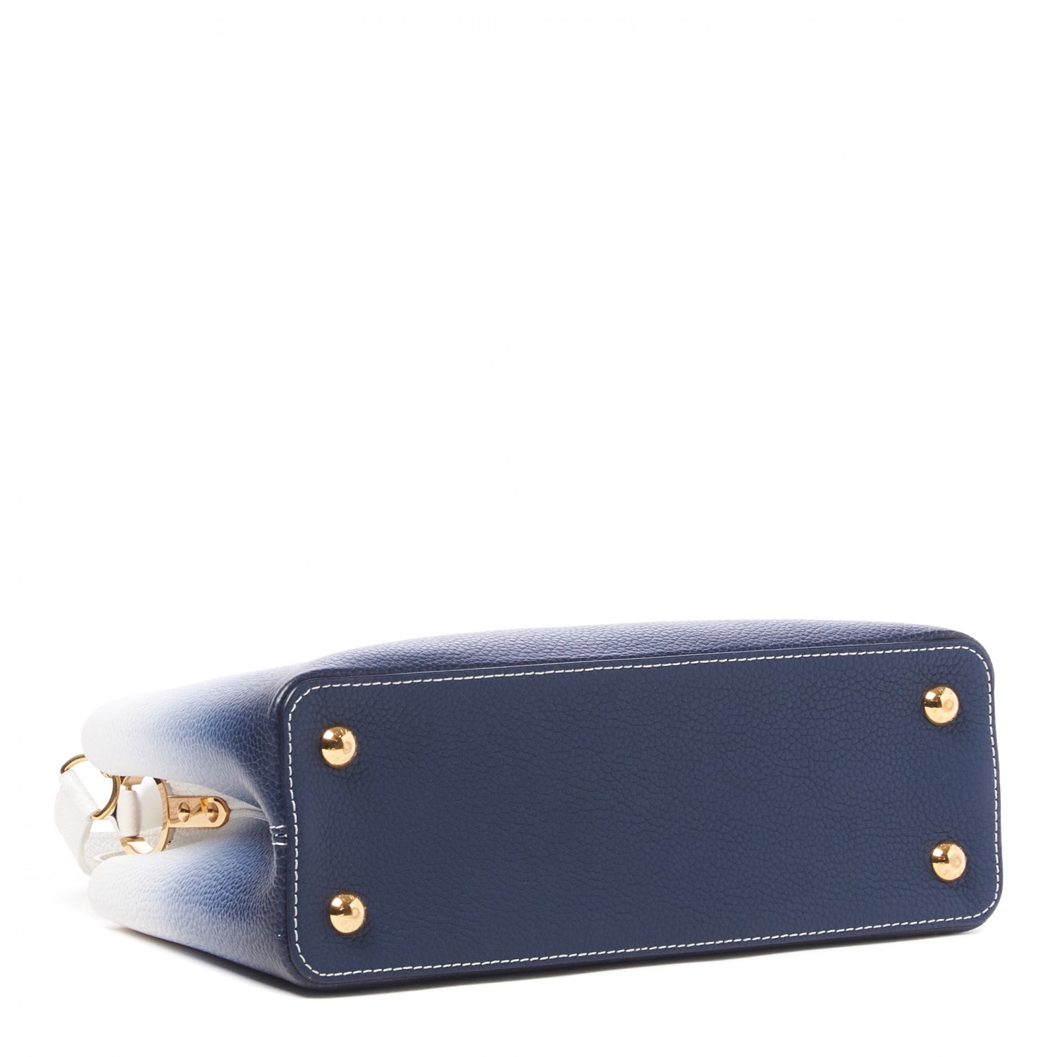 Louis Vuitton Taurillon Capucines PM Blue Marine 4 of 8